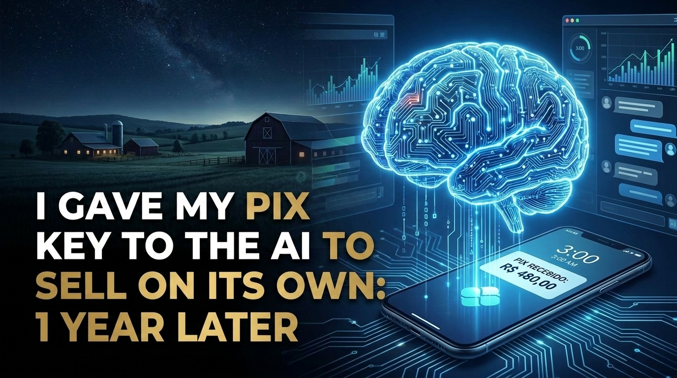 I gave my Pix key to the AI to sell on its own: 1 year later