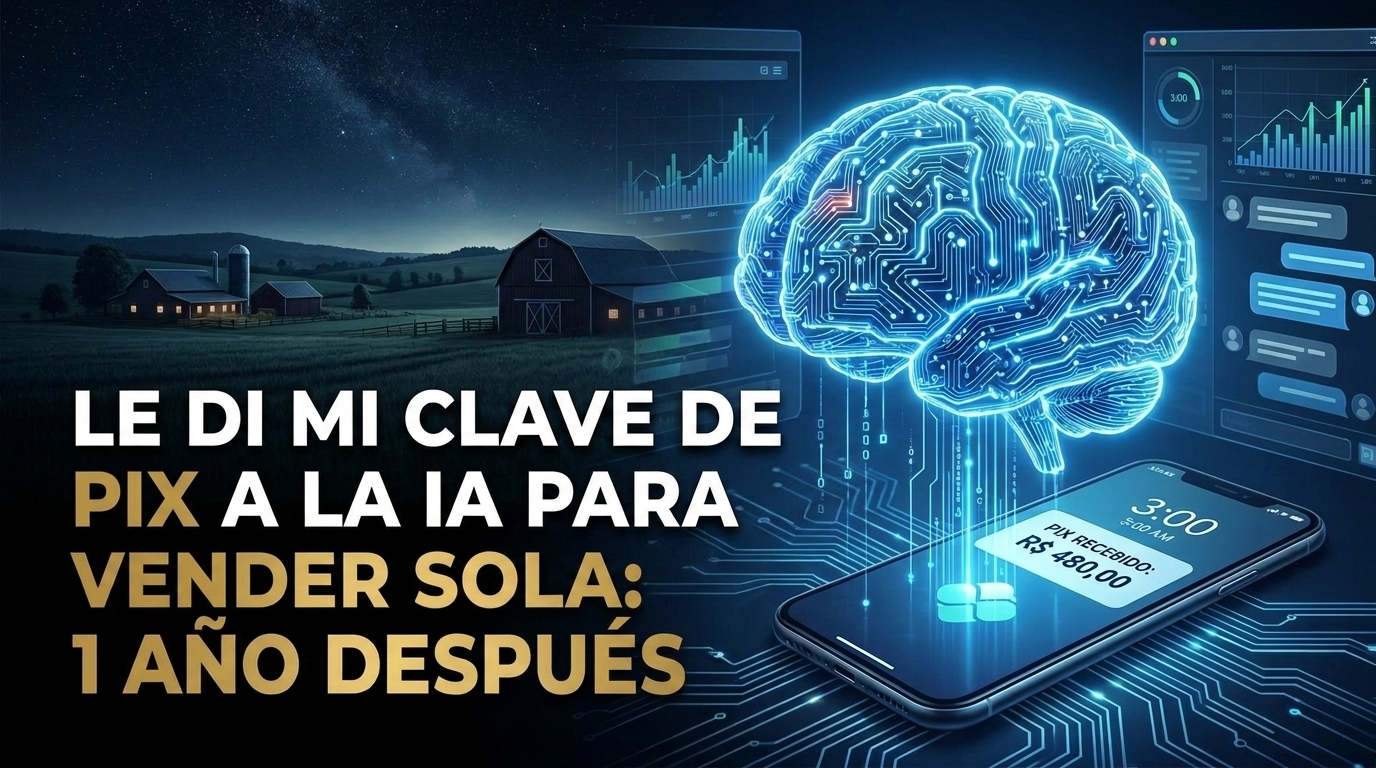 Le di mi clave de Pix a la IA para vender sola: 1 año después